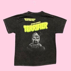 Bloody Disgusting x Terrifier Art the Clown Mineral Wash Tee XL